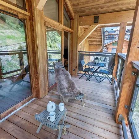 Penthouse Neuf Avec Balcon Sud, Proche Piste, Cheminee, Parking, Wifi - Fr-1-563-155 Courchevel